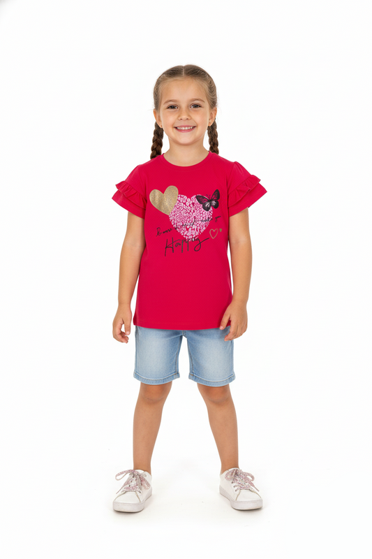 DU PAREIL GIRLS PRINTED TEES