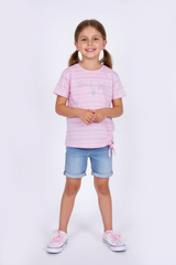 DU PAREIL GIRLS STRIPED TEES