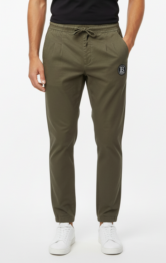 BALMAIN MENS BASIC SIDE LOGO TROUSER