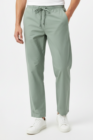 GUESS COTTON LINEN BASIC TROUSER