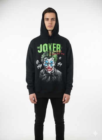 URBAN WAY MENS JOCKER PRINT HOODIE