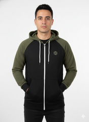 ROAD WEAR MENS ZIP UP HOODIE