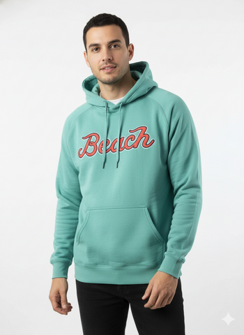 BENCH MENS CHEST PRINT HOODIE
