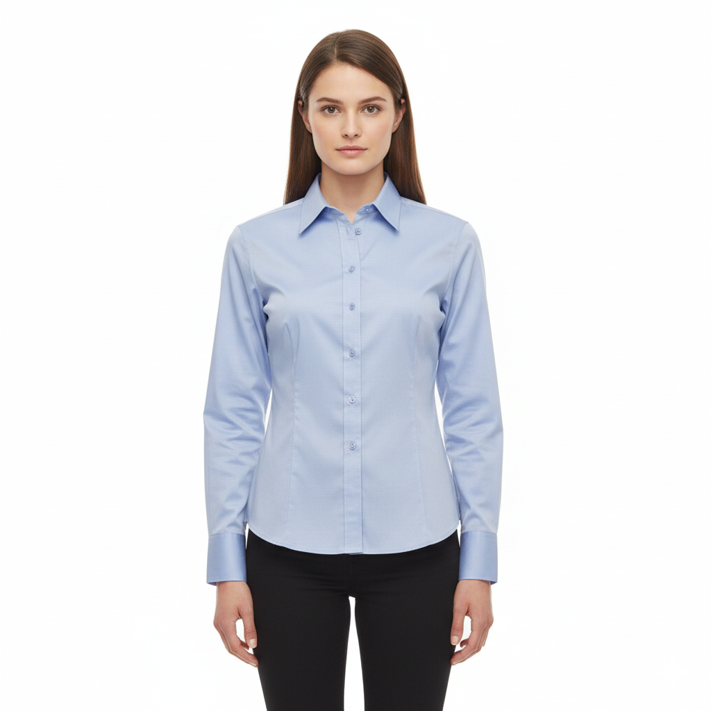 Kustom Kit Womens Contrast Premium Oxford Shirt