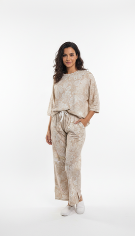 SPF WOMEN FLORAL PYJAMAS SUIT