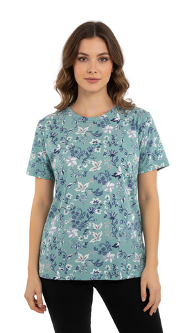 SPF WOMEN FLORAL FANCY T SHIRT