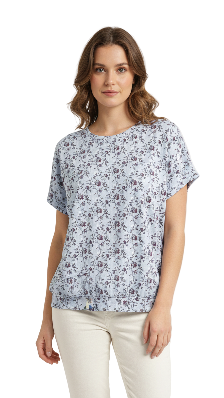 SPF WOMEN FLORAL FANCY T SHIRT