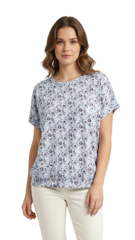 SPF WOMEN FLORAL FANCY T SHIRT