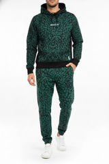 JIBERISH MENS PRINTED FLEECE SUIT