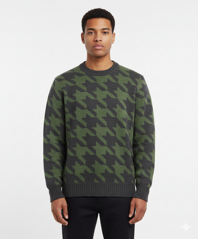CASUAL FRIDAY MENS PRINTED SWEATER