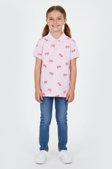 GIRLS PRINTED POLO