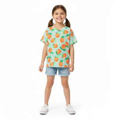 H&M ORANGES Printed T Shirt