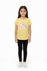 YOUNG ORIGNAL Fabulous Unicorn Yellow Top