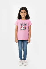 LUPILU Girls T-shirt Pink Dancing Dolls