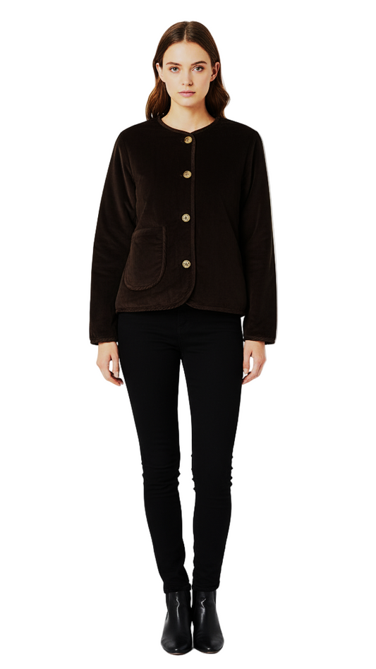 DOPPELGANGER Women's Short Coat With Pocket