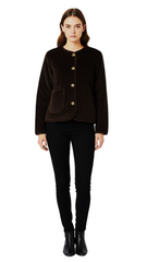 DOPPELGANGER Women's Short Coat With Pocket