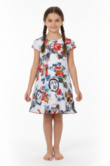 KIKI&KOKO GIRLS FLORAL DRESS