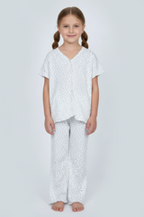 PRINTED COTTON 2 PIECE SUIT