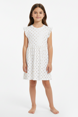 GIRLS DOTED DRESS