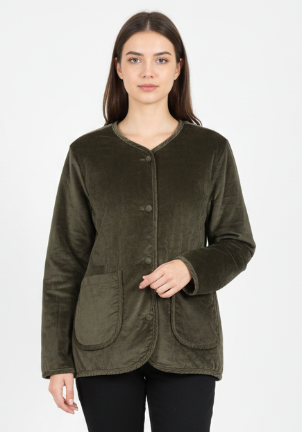 DOPPELGANGER Women's Short Coat With Double Pocket