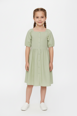 LCW Kids Square Neck Girls Dress