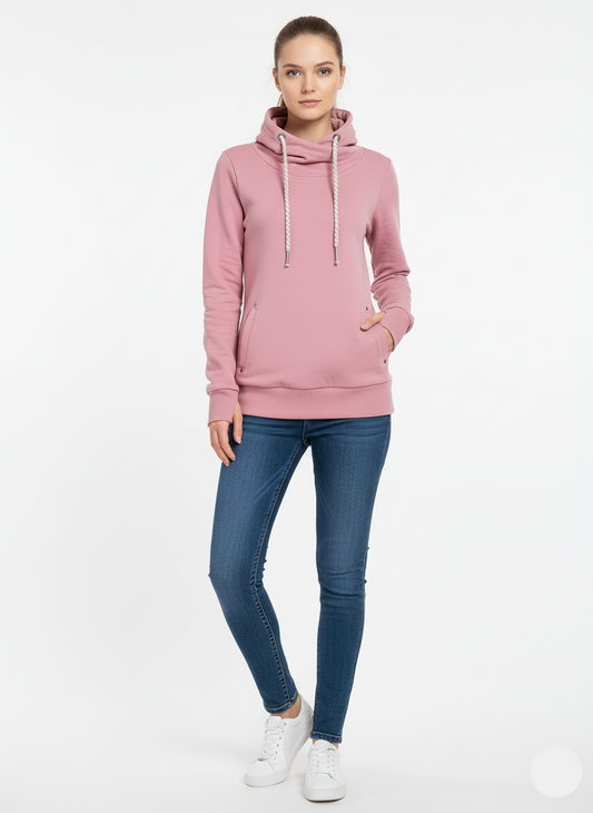 NIELSSON WOMENS TURTLE NECK HOODIE