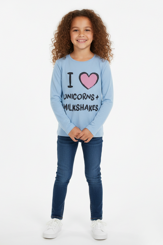 PRIMARK Kids HEART PRINTED T SHIRT
