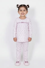 GEE JAY BABY PRINTED FULL SLEEVES T-SHIRT DRESS