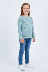 RED TAG GIRLS  Flower Printed T-Shirt
