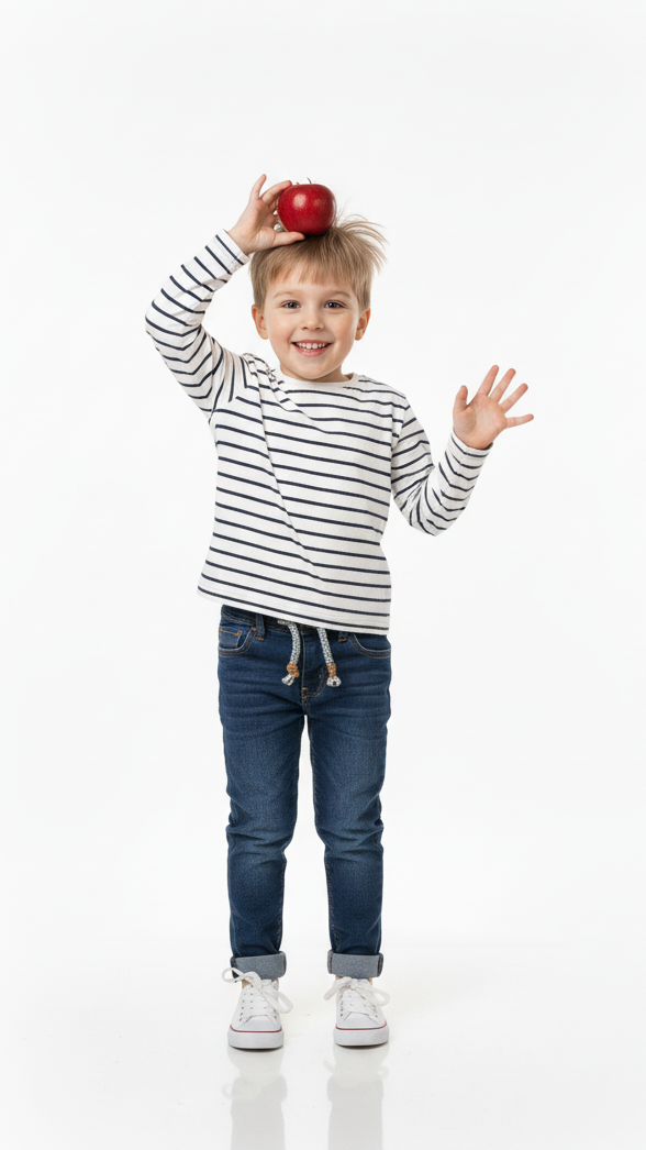 MINOTI KIDS SLUB TSHIRT AND DENIM JEANS SET