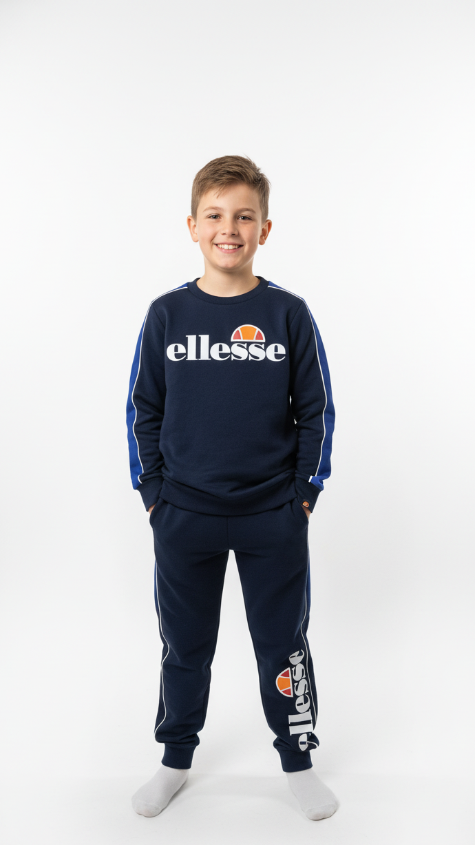 ELLESSE BOYS SWEATSHIRT AND JOGGER SET