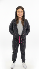MINOTI GIRL BASIC CHARC AOP FLEECE JOGSET