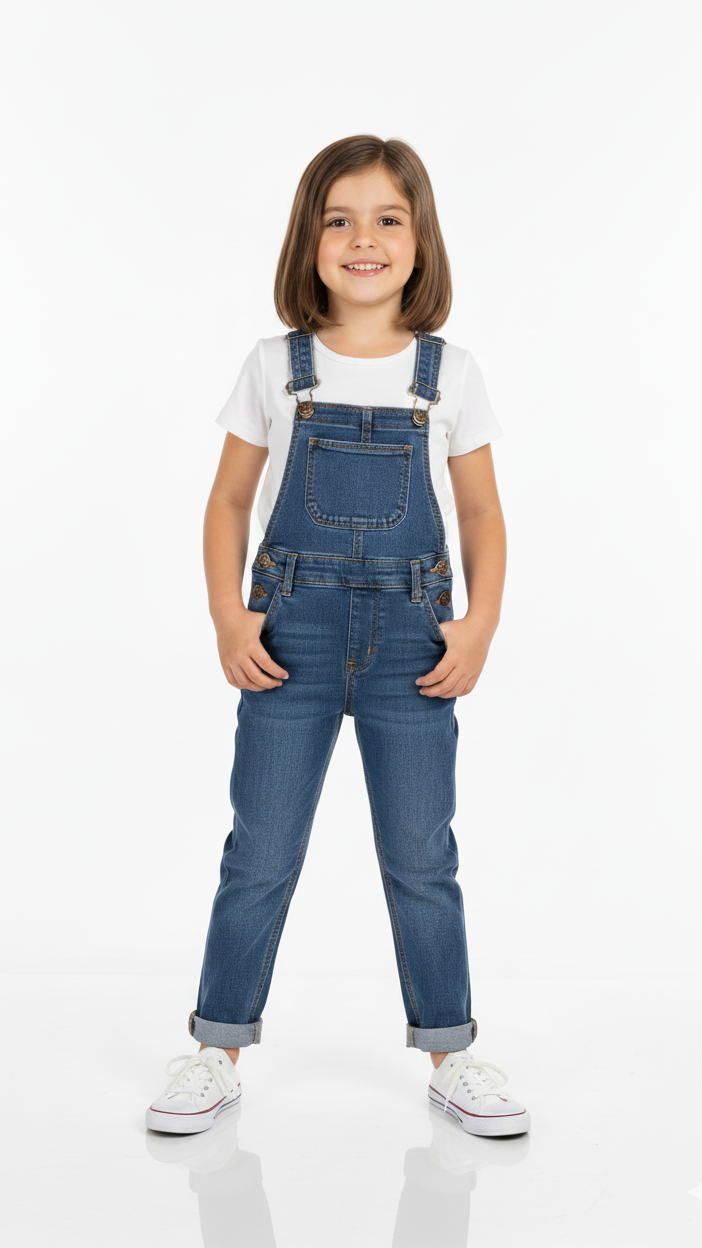 MONOPRIX KIDS DENIM OVERALLS