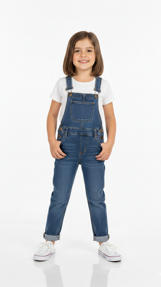 MONOPRIX KIDS DENIM OVERALLS