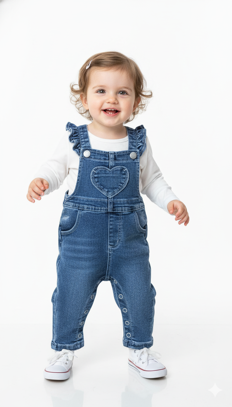 DOPO DOPO Girls Denim playsuit