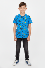 BOY'S PRINTED HALF SLEEVES T-SHIRT