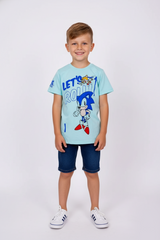 Sonic The Hedgehog Graphic T-Shirt For Boys