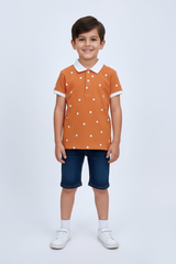 COOL CLUB BOYS DOTED POLO