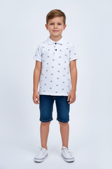 COOL CLUB BOYS PRINTED POLO