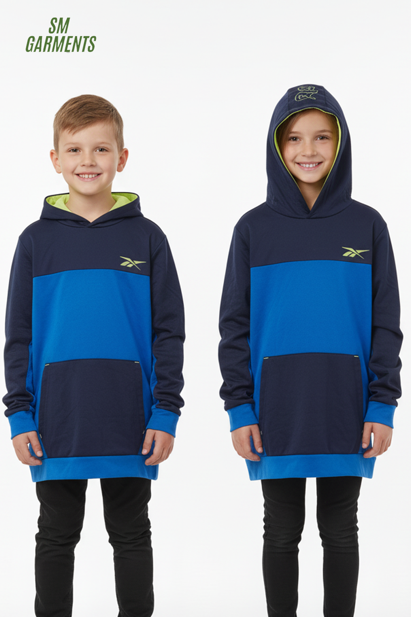 FASHION COLOR BLOCK HOODIE