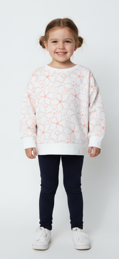 GIRLS PRINTED SWEATSHIRT