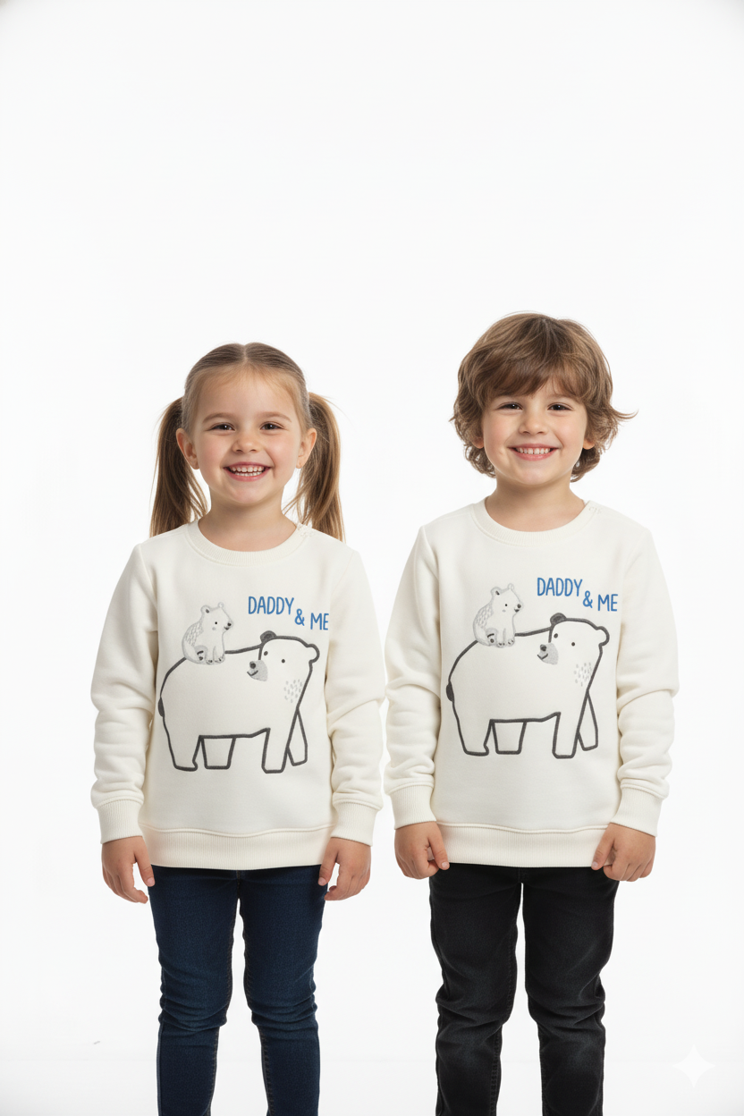 CNA Polar bear fleece Kids Sweatshirt
