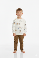 CNA BOYS DOG PRINTED SWEATSHIRT