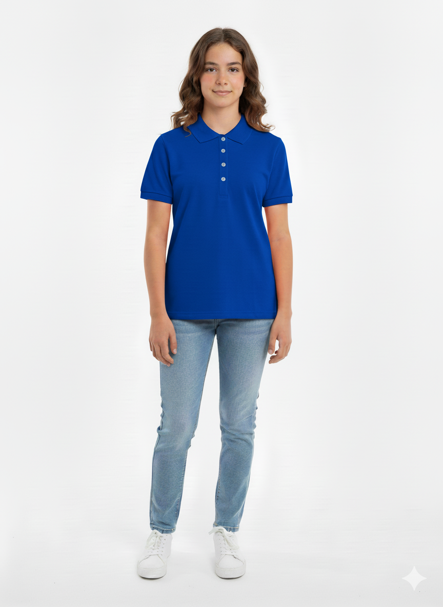 UP2FASHION Solid Polo Neck T-Shirt