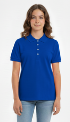 UP2FASHION Solid Polo Neck T-Shirt