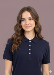 UP2FASHION Solid Polo Neck T-Shirt