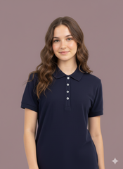UP2FASHION Solid Polo Neck T-Shirt