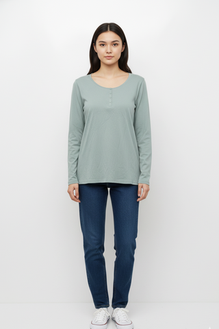 QUEENTEX WOMENS BASIC FULL SLEEVE T SHIRT