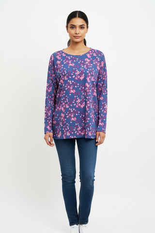 WOMENS PRINTED FULL SLEEVE T SHIRT