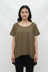 WOMEN BASIC HALF SLEEVES T-SHIRT